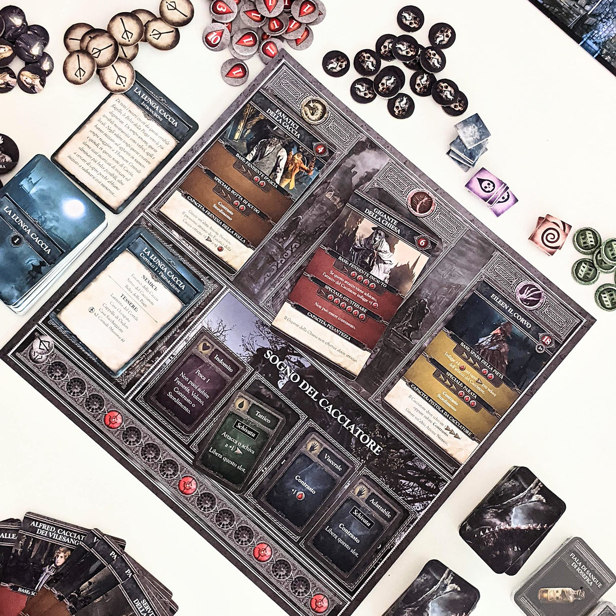 Asmodee - Bloodborne: El Juego de Mesa, 1-4 Jugadores, más de 14 años, edición en Italiano
