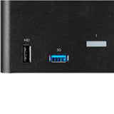 StarTech.com Switch Conmutador KVM de 2 Puertos DisplayPort 4K para 3 Monitores - Vídeo de 4K y 60Hz Ultra HD HDR - Hub Ladrón USB 3.0 de 2 Puertos y 4 Puertos USB 2.0 Audio HotKey TAA (SV231TDPU34K)