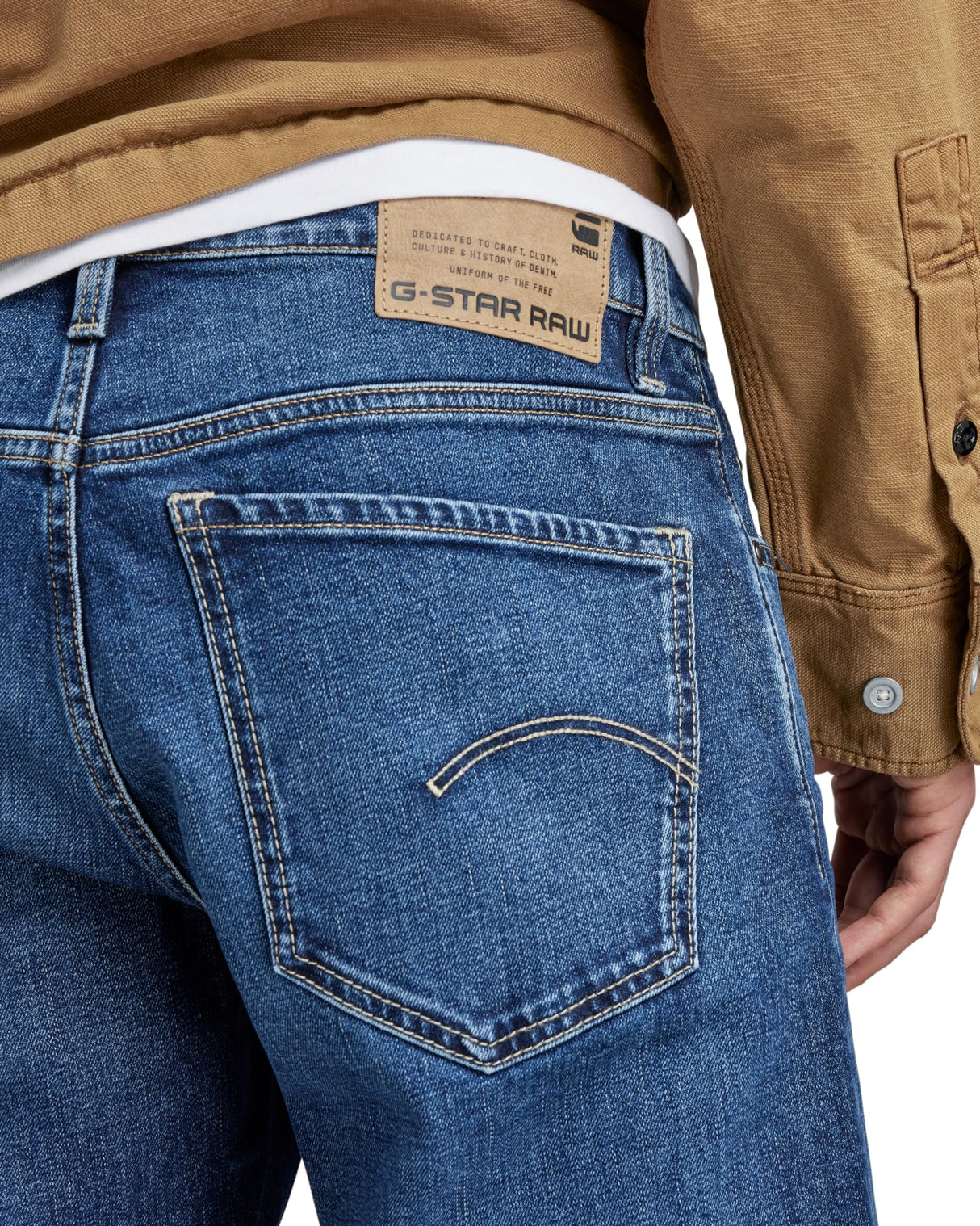 G-STAR Mosa Straight Jeans Hombre, Azul (Faded Atlantic Ocean D23692-c052-g119), 34W / 30L