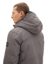 TOM TAILOR 1037347 Chaqueta, 13101-Buffer de Estructura Gris, XXL para Hombre