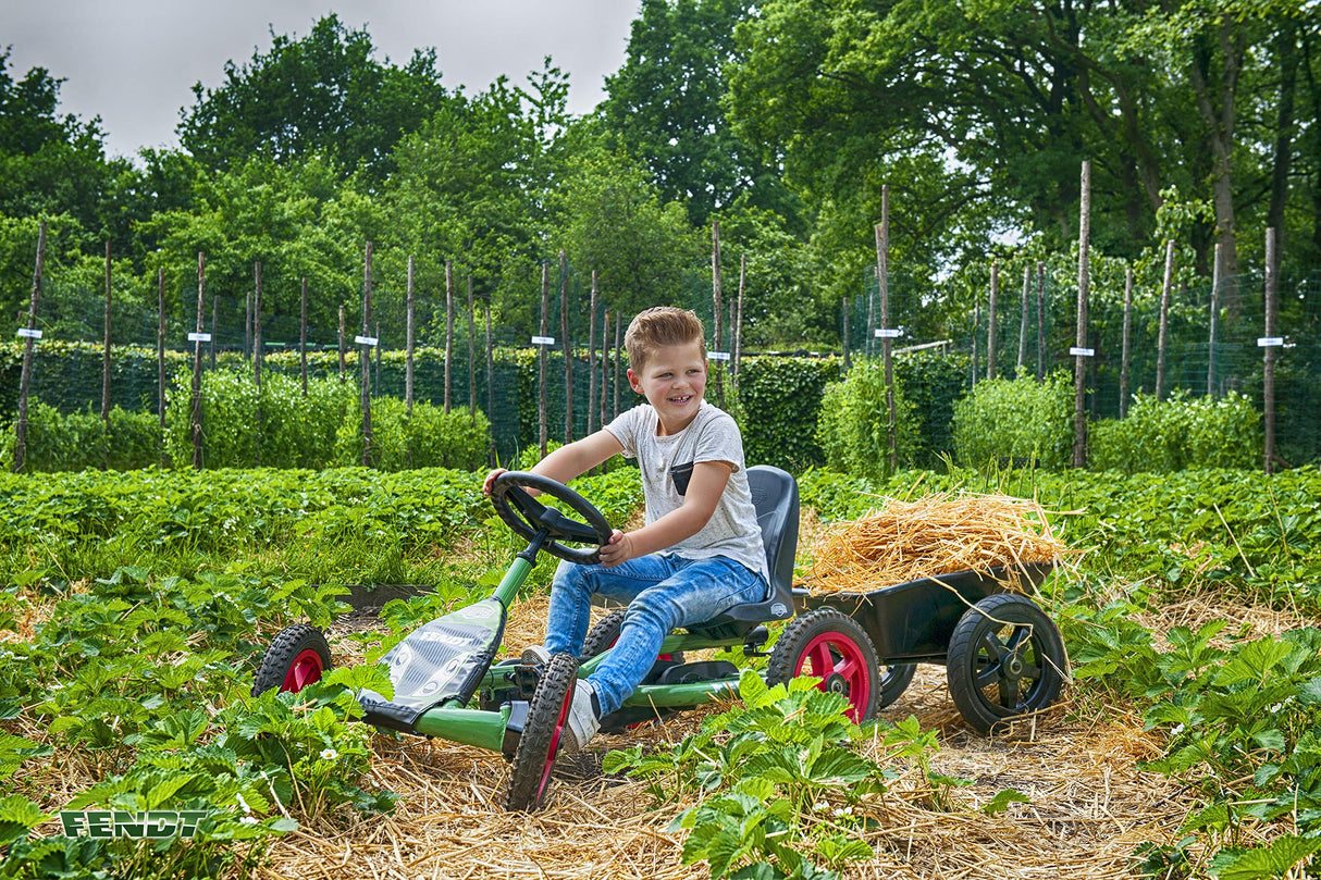 Fendt- Berg Luftreifen und Freilauf Buddy Fendt Go-Kart-Vehículo Infantil, Individual, Color Verde, Kinderspielzeug, für Kinder im Alter Von 3-8Jahren (24.21.54.00)