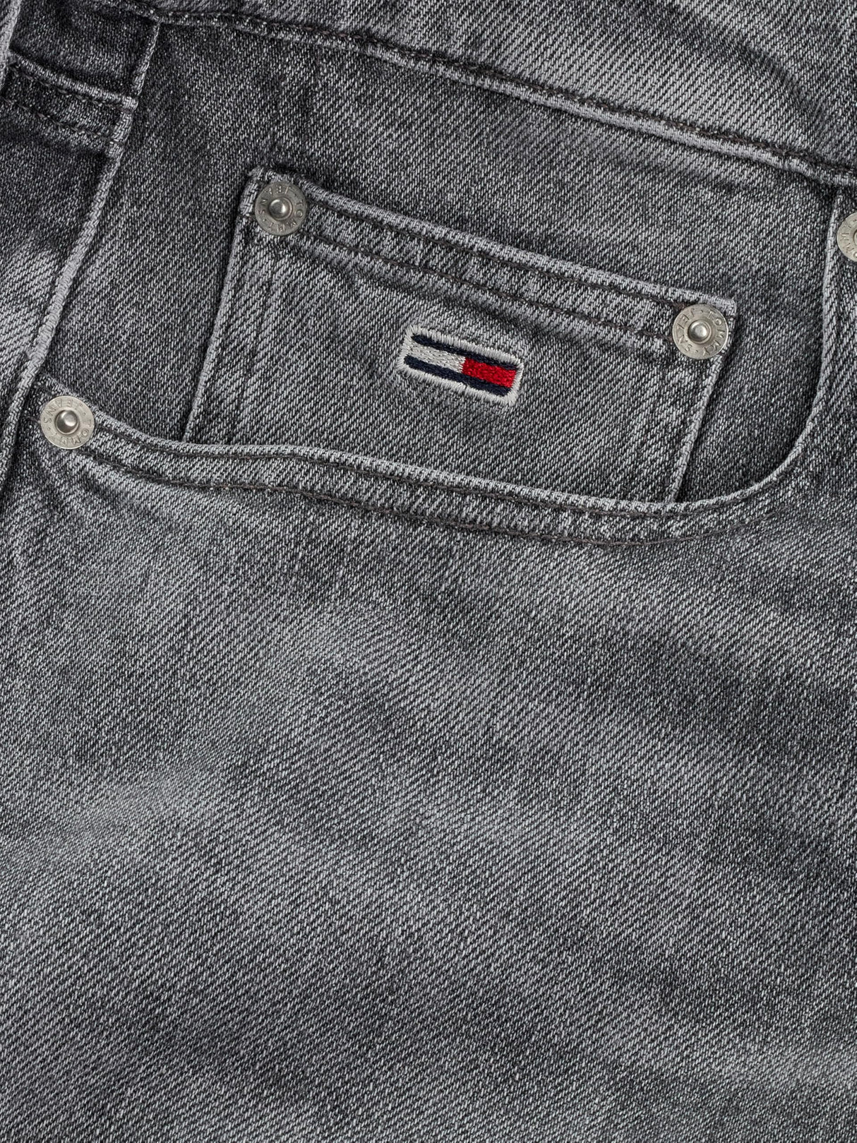Tommy Jeans Vaqueros Hombre Otis Regular Straight Leg, Negro (Denim Black), 30W/36L