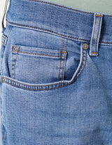 7 For All Mankind The Straight Newberry Jeans, Azul Claro, 30W Hombres