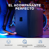 ALTO TS18S Subwoofer 2500W 18 Pulgadas Altavoz Autoamplificado, 6 Modos DSP, Fácil Configuración, 137dB, Bobina de Voz 3 Pulgadas, Graves de Superior Calidad