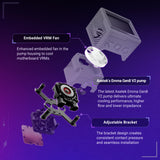ASUS ROG Ryujin III 360 ARGB Extreme White Sistema de refrigeración AiO con Bomba Asetek Gen8 V2, Ventiladores magnéticos Reforzados, LCD de 3.5'', monitorización del Hardware y GIF Personalizados
