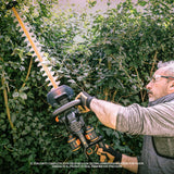 WORX Cortasetos a batería | WG286E | 40v Máx. | 2 Baterías de 20V y 2Ah | Pisajismo y jardineria
