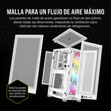 Corsair iCUE - Carcasa para PC 2000D RGB Airflow Mini-ITX - Factor de Forma Mini-ITX - Paneles de Malla de Acero - Soporte de GPU de Tres Ranuras - 3 Ventiladores AF120 RGB Slim incluidos -