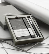 FABER-CASTELL 149624 Ambition - Juego de libreta con cuaderno A6 y bolígrafo de tinta negra