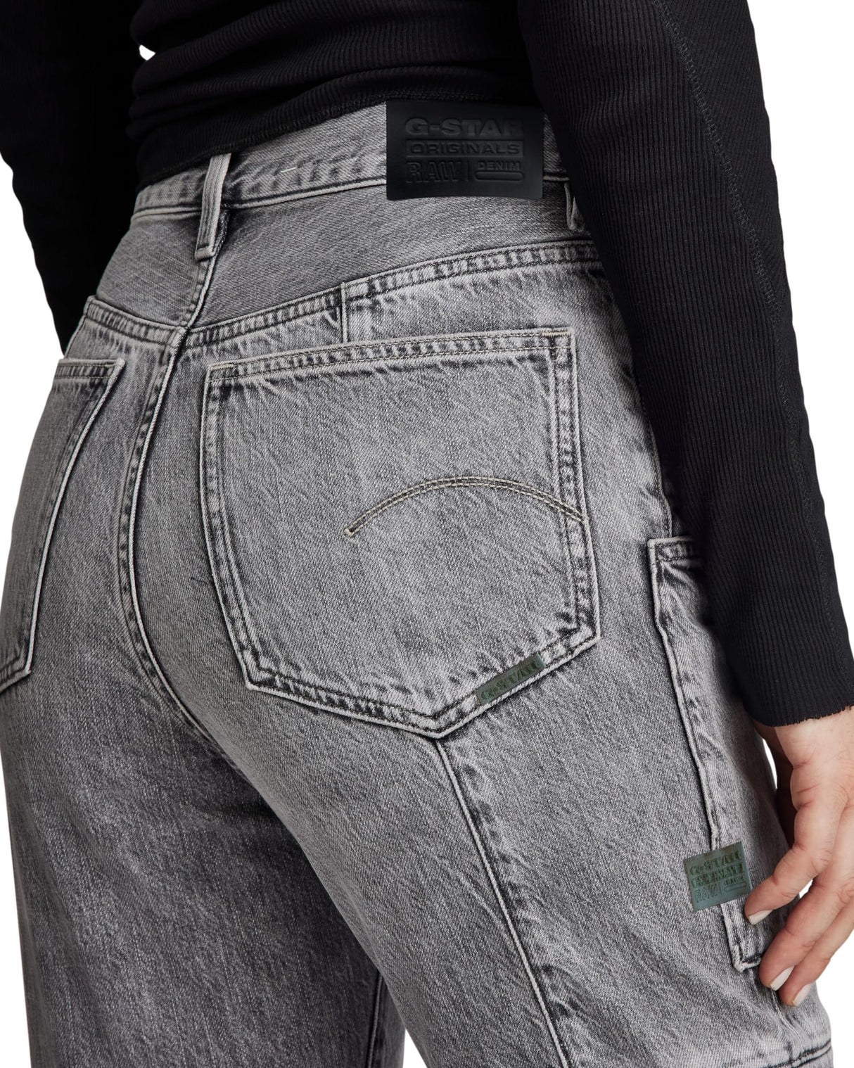G-STAR Para Mujer Jeans Viktoria Utility High Straight, Gris (Faded Grey neblina D24566-D537-G324), 27W / 30L