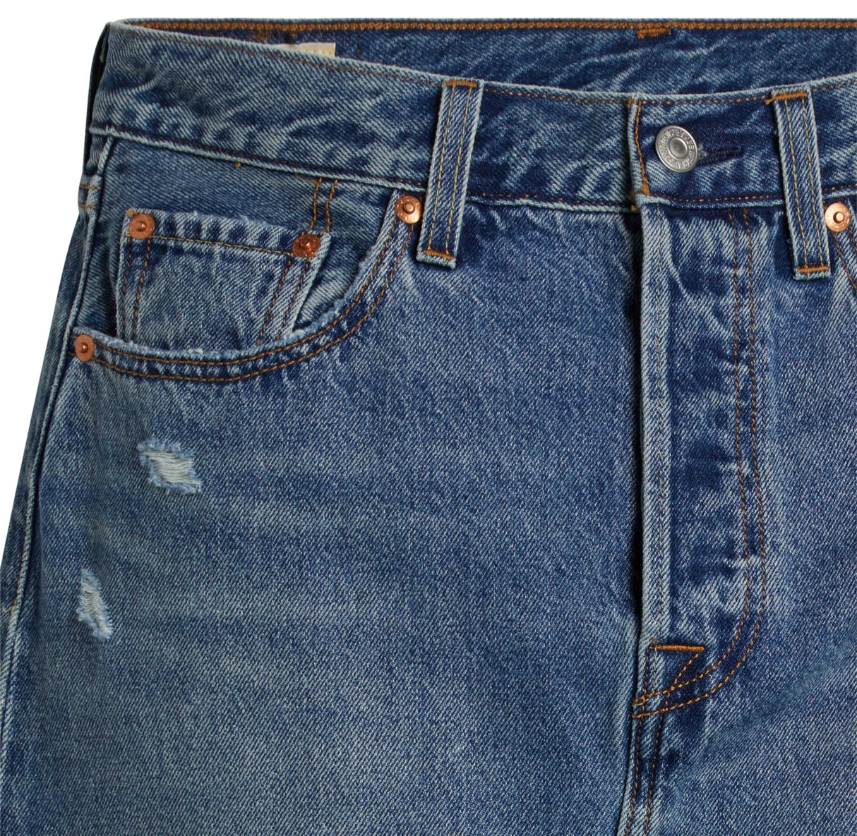 Levi's Iconic Long Skirt W/Slit Falda, Verified Vintage SKI, 27 Mujeres
