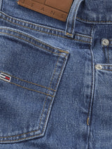 Tommy Jeans Vaqueros Mujer Mom-Fit Tapered Fit, Azul (Denim Dark), 26W/30L