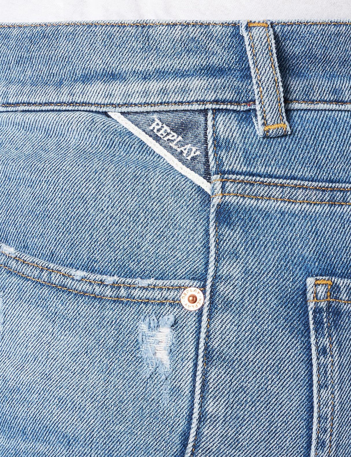REPLAY Kiley, Jeans Mujer, Azul (009 Azul Medio), 25W / 28L