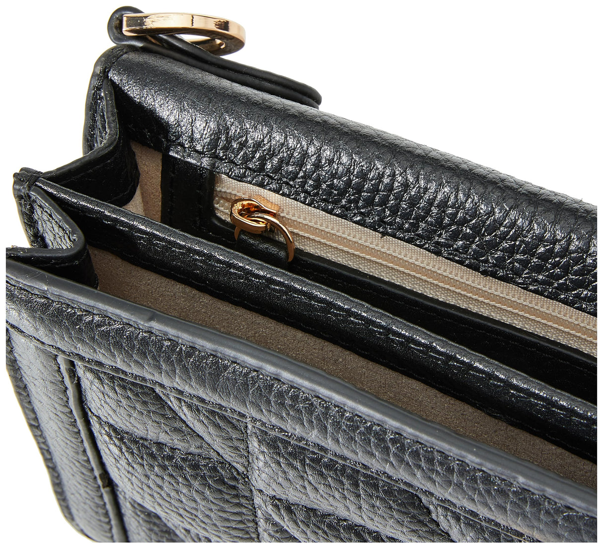 Geox D Fedra, Bolsa para Mujer, Negro, Einheitsgröße
